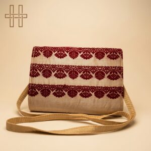 Muga silk Hand pouch 9-Heritage Handmades -Muga Silk -Premium Minimalist -Handcrafted