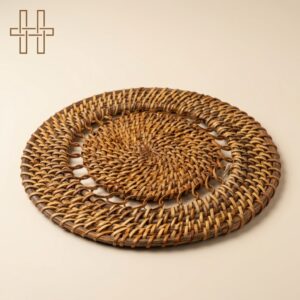 Cane coaster-Heritage Handmades -Cane -Premium Minimalist -Handcrafted