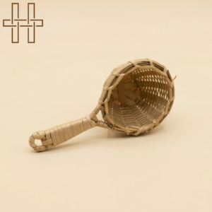 Design Sekoni- (Assamese Traditional Lamp) - Scoop - Sustainable Bamboo - Natural Earthy Tone - Handcrafted