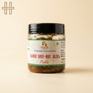 Assamese Traditional Homemade Pickle - Bamboo Shoot - Bhut Jolokia Pickle (King Chilli)- Sour- 200 GM