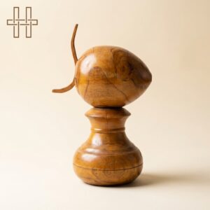 Wooden Show Piece (Coconut)-Heritage Handmades -Wood-Premium Minimalist -Handcrafted