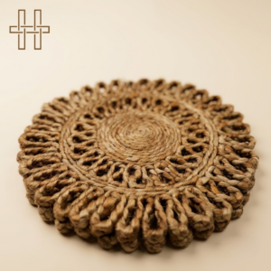 Jute Table Mat  - Handwoven Texture - Heat Resistant - Eco-Friendly - HandCrafted