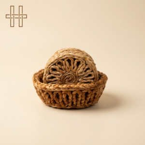 Jute Tea Coaster - Handwoven Texture - Spill-Proof Design - Eco-Friendly - HandCrafted