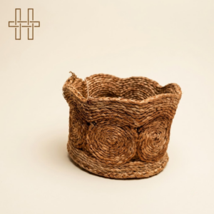 Jute Planter Basket - Handwoven Texture - Hand-braided Durability - Eco-Friendly - HandCrafted