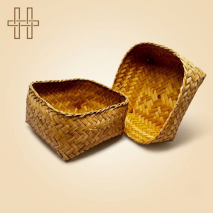 Bamboo Box with Cover - Minimalist Organizer - Multipurpose - Eco-Friendly - HandCrafted