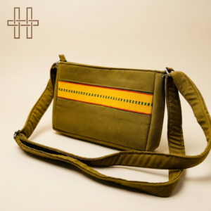 Handloom Cotton Handbag - Minimalist Tribal Motiff - Timeless Woven Elegance - Artisan Heartmade - HandCrafted