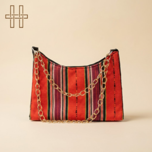 Handloom Cotton Handbag - Mix Mishing Tribe Pattern - Timeless Woven Elegance - Artisan Heartmade - HandCrafted