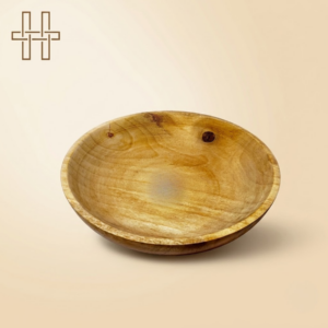 Wooden Plate - Flat Edge - Smooth Finish - Eco-Friendly - HandCrafted