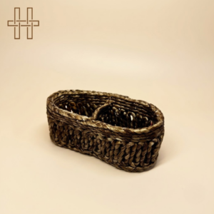 Jute Earings Box without Cover - Double Compartment - Lightweight-Multipurpose-Compact - Eco-Friendly - HandCrafted