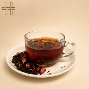 Rose black Tea-Tipped Leaf-Tea Leaf-Black with Pink-Hand-plucked leaves