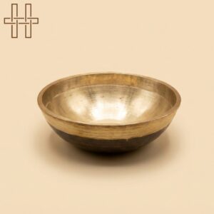 Suj Bati (Assamese Traditional Dining Bowl )-Handmade-Golden Finish-Bell Metal (Kansa)