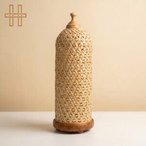 Lamp Shade-Handcrafted Lattice Design-Bamboo-Handcrafted Artifact