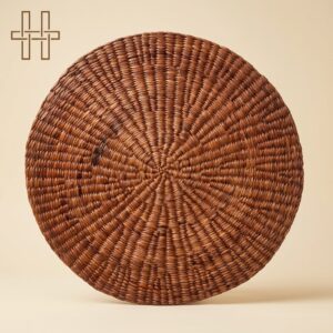 Mat-Close Coiled Radial Weave-Cane-Handcrafted Artifact